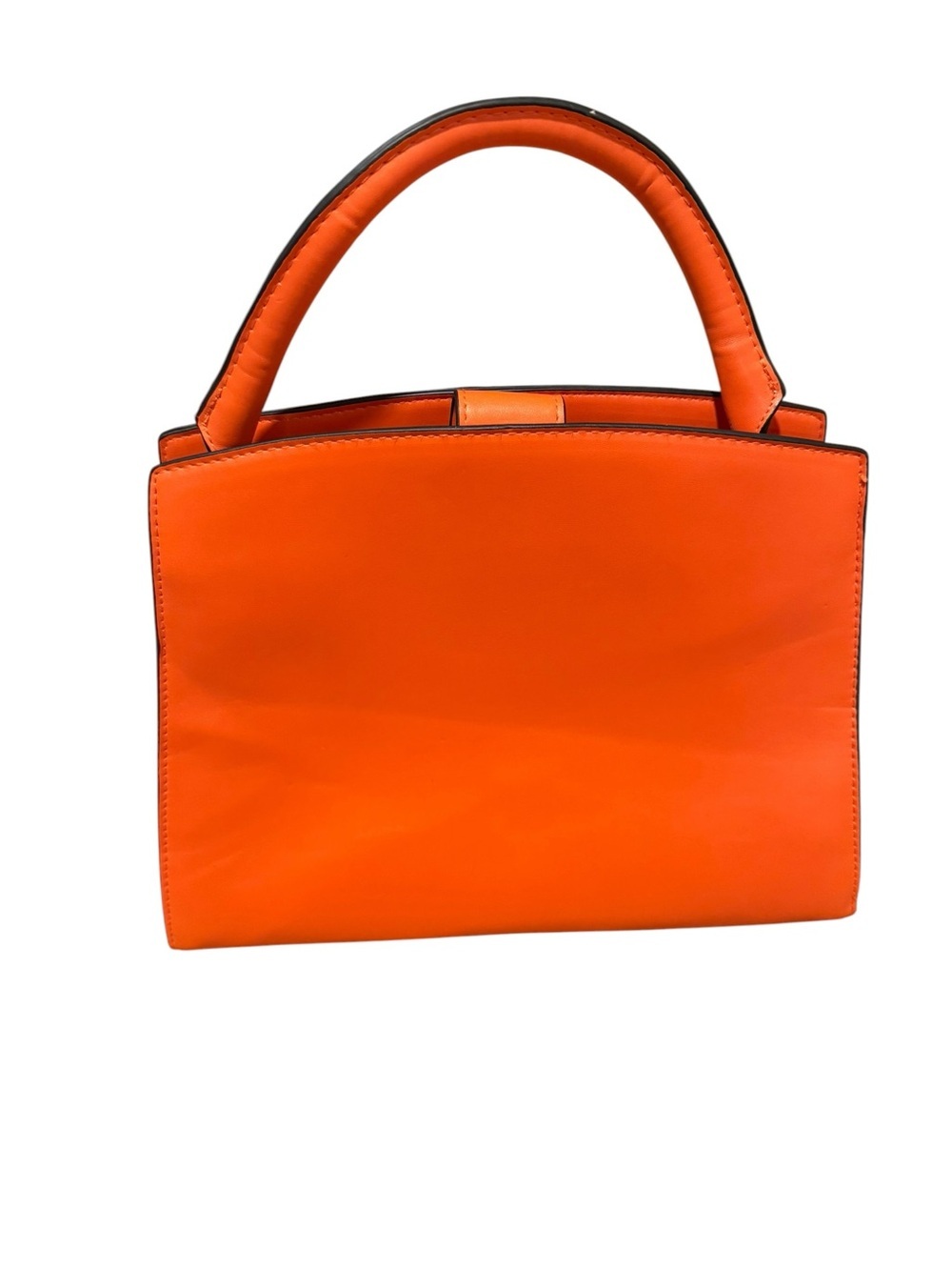 A new day Sleek Orange Top-Handle Satchel
